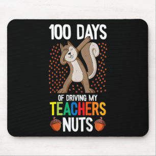 Tapis De Souris Enfants 100 Jours De Conduite Mon Enseignant Nuts