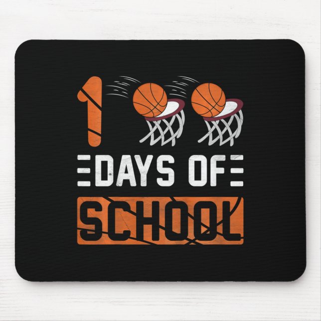 Tapis De Souris Enfants 100 Jours D'École Enfants Filles Enfants E (Devant)