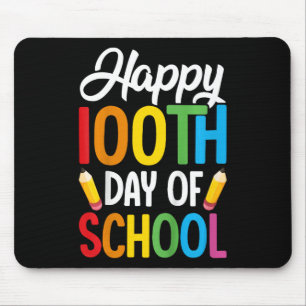 Tapis De Souris Enfants 100 Jours D'Enseignants Scolaires Enfants 