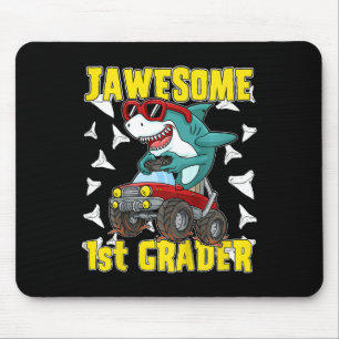 Tapis De Souris Enfants 1ère année Monster Truck Dinosaur Megalodo