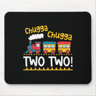 Tapis De Souris Enfants 2e anniversaire Boy Train Chugga Chugga De