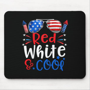 Tapis De Souris Enfants 4 juillet Rouge Blanc Et Cool Patriotique