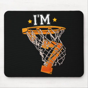 Tapis De Souris Enfants 7e anniversaire Basketball I'm 7 Garçon Fi