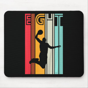Tapis De Souris Enfants 8e anniversaire de basket-ball Lover cadea
