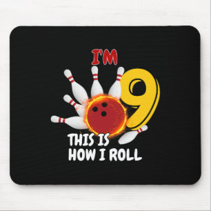 Tapis De Souris Enfants 9 ans J'ai 9 ans C'est comme ça que je rou