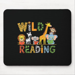 Tapis De Souris Enfants amoureux de la lecture lisant des livres s