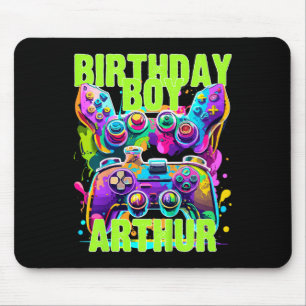 Tapis De Souris Enfants Arthur Birthday Boy Vidéo Jeu Anniversaire