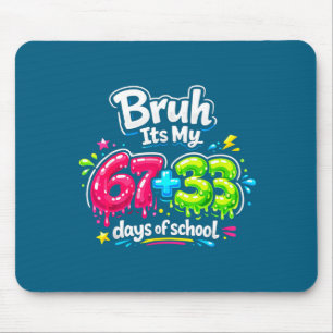 Tapis De Souris Enfants Bruh 67 33 Jours École