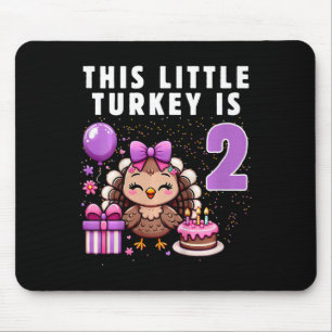 Tapis De Souris Enfants Cette Petite Turquie Est 2 Ans Thanksgivin