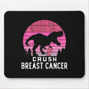 Tapis De Souris Enfants Crush Cancer du sein Pink Trex Dino Sensib