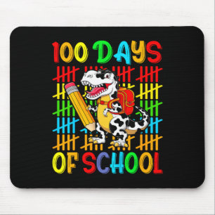 Tapis De Souris Enfants Cute Dinosaur Joyeux 100ème Jour De Garçon