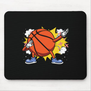 Tapis De Souris Enfants Dabbing American Bysketbyll Lecteur Pour F