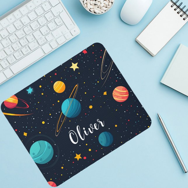 Tapis De Souris Enfants de l'espace extra-atmosphérique Planètes m (Créateur téléchargé)