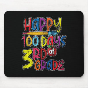 Tapis De Souris Enfants De Troisième Année Don 100 Jours D'École