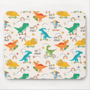 Tapis De Souris Enfants Dinosaur Motif voyageur