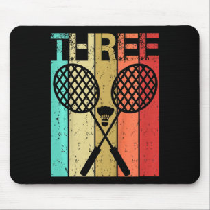 Tapis De Souris Enfants Dminton 3 Anniversaire Garçon fille Dminto