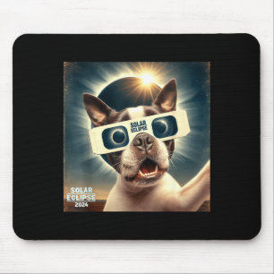 Tapis De Souris Enfants drôles Selfie Boston Terrier Femmes Hommes
