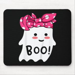 Tapis De Souris Enfants Filles Toddler Joyeux Fantôme D'Halloween