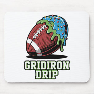 Tapis De Souris Enfants Footll Graphique Gridiron Crème Glacée Dri