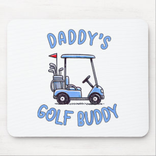 Tapis De Souris Enfants golfeur père fils papa golf garçon fête de
