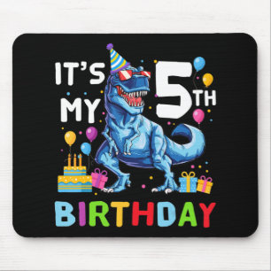 Tapis De Souris Enfants Monster Camion 5 ans 5e anniversaire garço