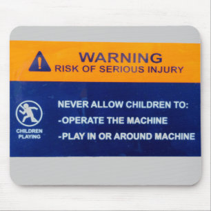 Tapis De Souris Enfants non autorisés sur ordinateur