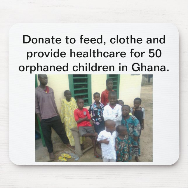 Tapis De Souris Enfants perdus ses parents au Ghana (Devant)