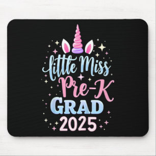 Tapis De Souris Enfants Petite Miss Pré-k Grad préscolaire Filles
