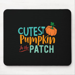Tapis De Souris Enfants Plus Mignon Citrouille Dans Le Patch Fun A