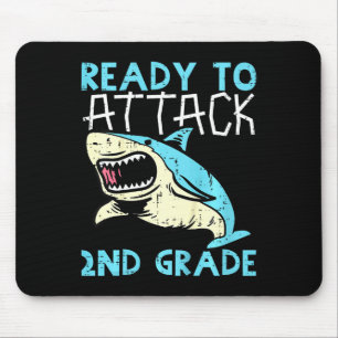 Tapis De Souris Enfants Requin Prêts à Attaquer 2e Année Second Pr