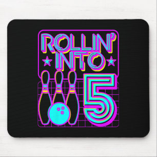 Tapis De Souris Enfants Rollin In 5 Bowling Bowler 5e Anniversaire