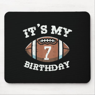Tapis De Souris Enfants Son 7e anniversaire Football américain 7 a