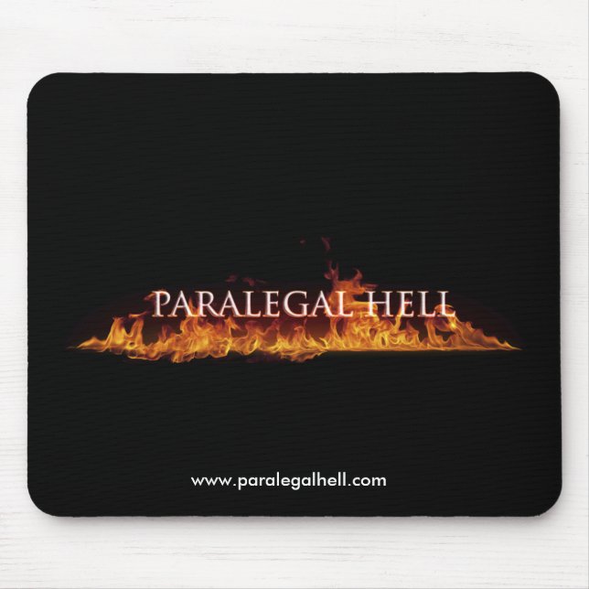 Tapis De Souris Enfer Mousepad de paralégal (Devant)