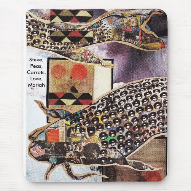 Tapis De Souris engendre day_0002, Steve, pois, carottes, amour, (Devant)