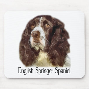 Tapis De Souris English Springer Spaniel Art Gifts