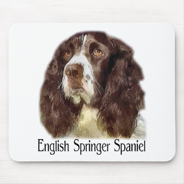 Tapis De Souris English Springer Spaniel Art Gifts (Devant)