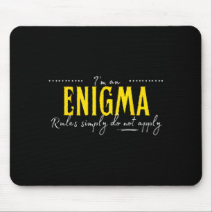 Tapis De Souris Enigma, Les Règles Ne S'Appliquent Tout Simplement