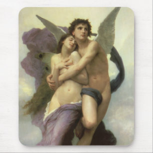 Tapis De Souris Enlèvement de Psyché par Bouguereau