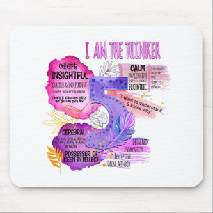 Tapis De Souris Enneagram Type 5 - Je Suis Le Penseur