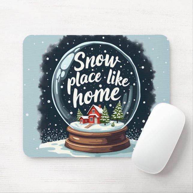 Tapis De Souris Enneigement comme maison vacances Citation (Avec souris)