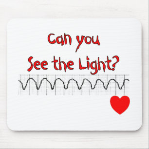 Tapis De Souris Énonciations hilares d'infirmière cardiaque d'ER