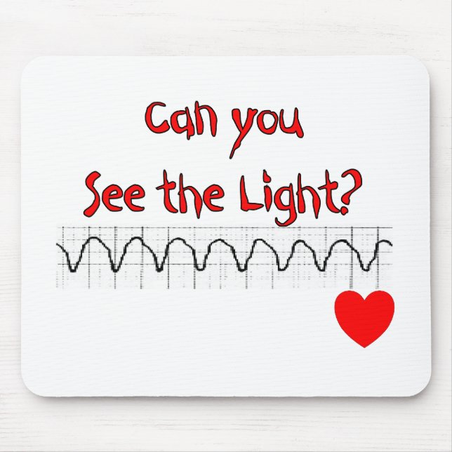 Tapis De Souris Énonciations hilares d'infirmière cardiaque d'ER (Devant)