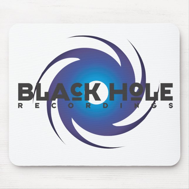 Tapis De Souris Enregistrements Mousepad "bleu" de trou noir (Devant)