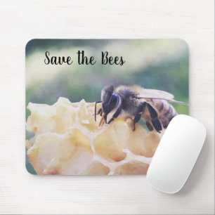 Tapis De Souris Enregistrer la souris des abeilles