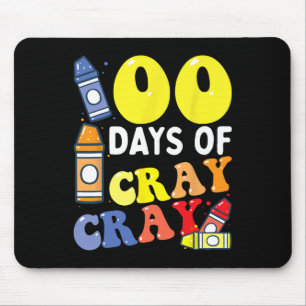 Tapis De Souris Enseignant 100 Jours Cray Cray 100e Jour De Garçon