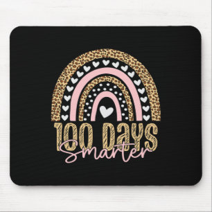 Tapis De Souris Enseignant 100e jour d'école 100 jours arc-en-ciel