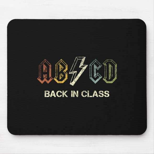 Tapis De Souris Enseignant Abcd (Devant)