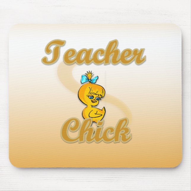 Tapis De Souris Enseignant Chick (Devant)