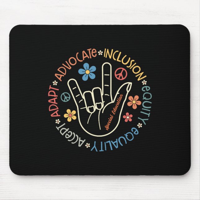Tapis De Souris Enseignant de l'éducation spéciale Inspiration Aut (Devant)