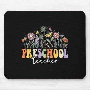Tapis De Souris Enseignant de maternelle Wildflower Retour à l'éco
